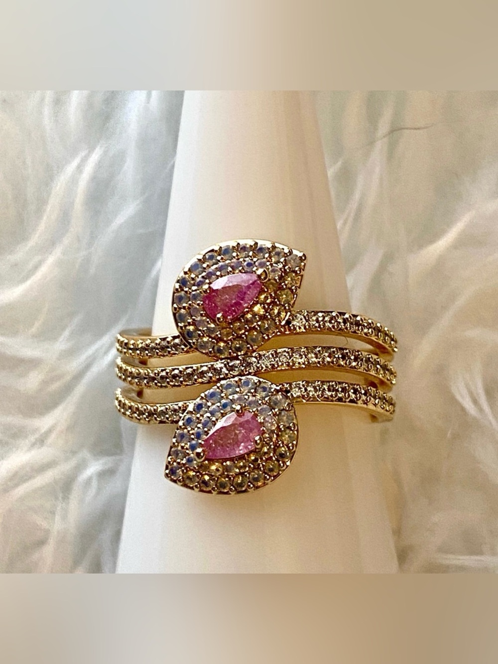 Bomb Party Ice Crystal Ring